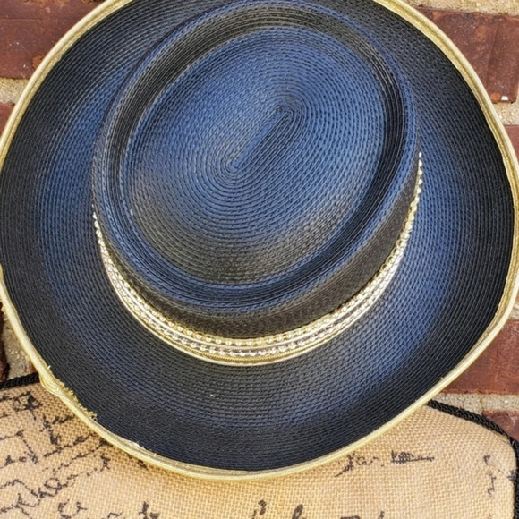 Vintage Faux‎ Cavalry Sequinedvery Glam  hat main image 7